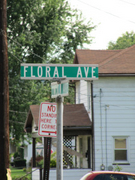 Floral Ave Street Sign
