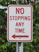 No Stopping Any Time