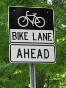 Bike Lane Ahead