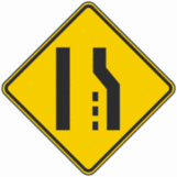 Right Lane Ends Ahead
