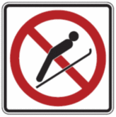 No Ski Jumping