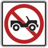 No Off-Road Vehicles