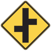 Offset Side Roads Symbol